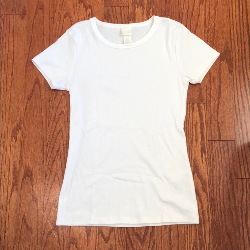 White H&M Fitted Top